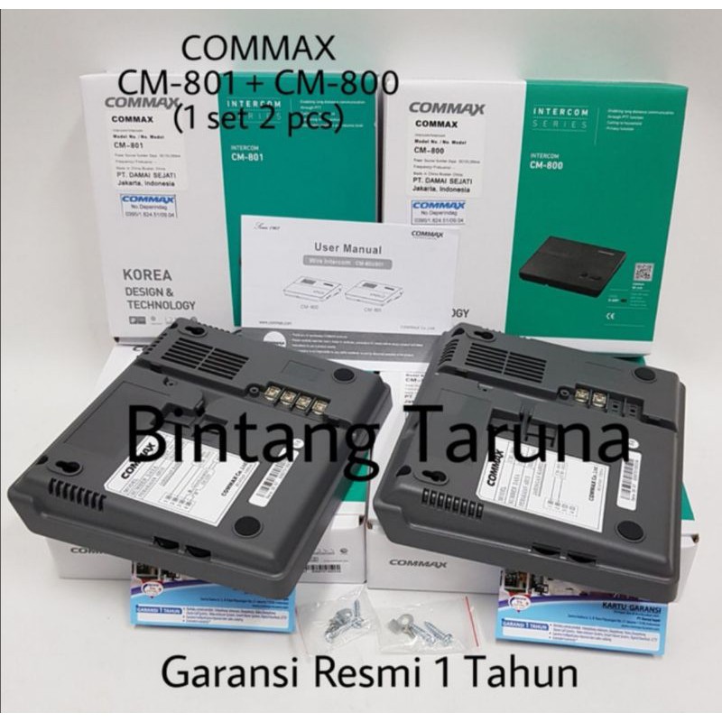 Intercom Commax CM-801 &amp; CM-800 Intercom Commax CM 801 &amp; CM 800