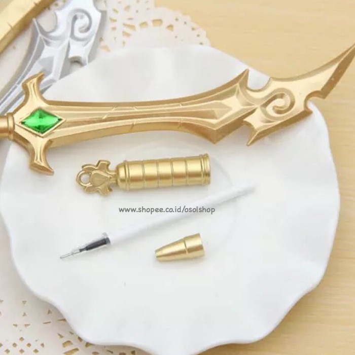

nn GROSIR / ECER Pulpen Pedang sword/ bolpen pisau lucu unik murah