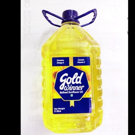 

*#*#*#*#] Gold Winner Refined SunFlower Oil - 5 liter / Cholesterol Free