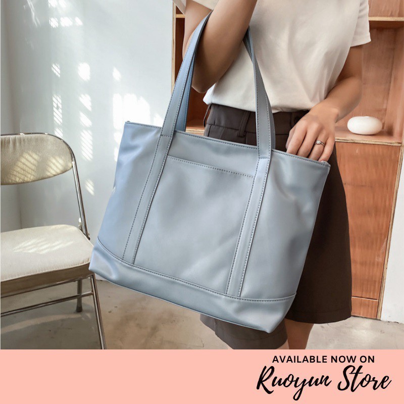 RYX - Basic Season Tas Tote Ukuran Besar Fashion Casual - Ori Import