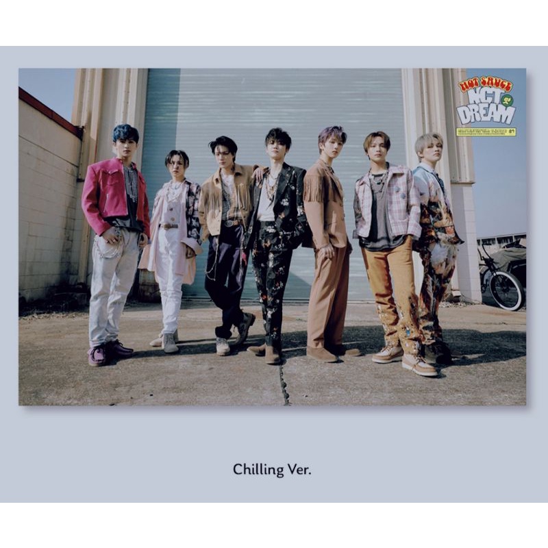 Rolled poster gulung NCT 127 Sticker photobook sticky seou favorite catharsisl DREAM chillin hot sau