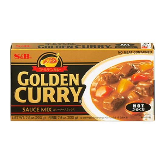 

S&B GOLDEN CURRY SAUCE MIX HOT 220G