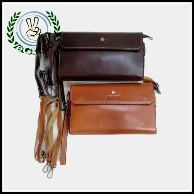 Tas Tangan Handbag Kulit Sapi Asli - Aigner BFJ649