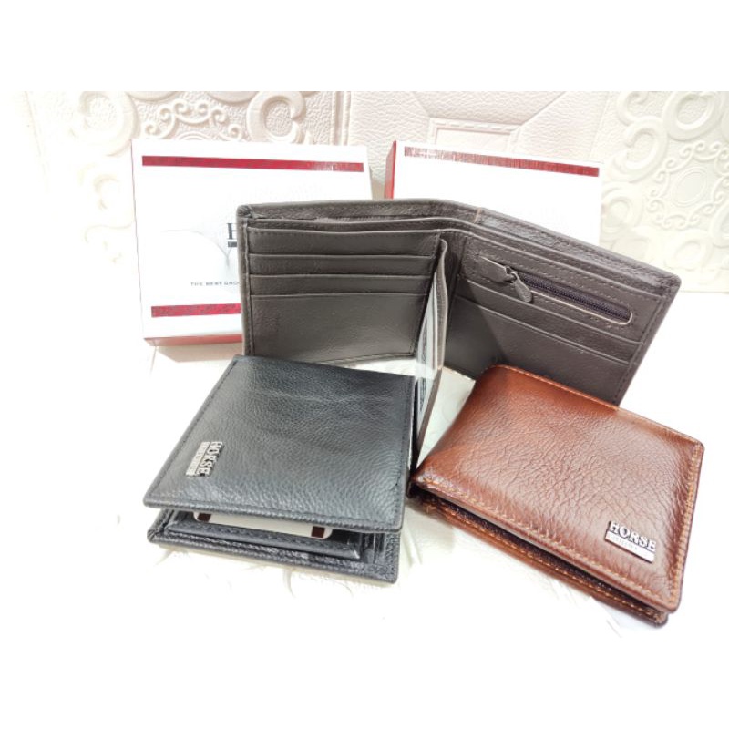 Dompet kulit asli / Dompet pria kulit / Dompet lipat