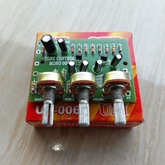 Tone control mono 2transistor