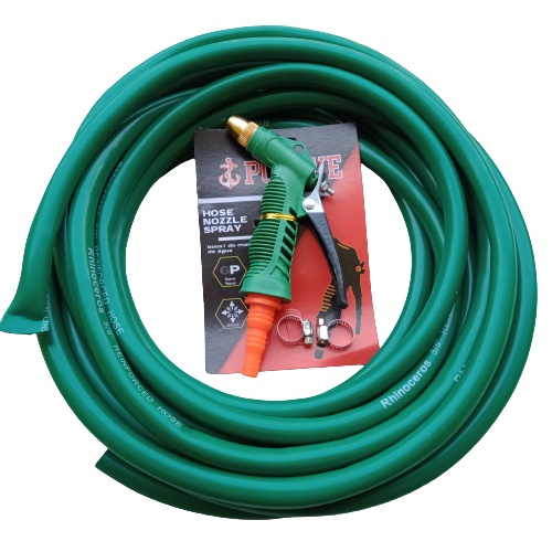 TIFAKA - Semprotan Selang Warna Air Dop Hijau 5/8 1 Mm 10 Meter - Semprotan Air Cuci Motor Mobil