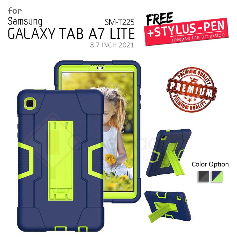 Samsung Galaxy Tab A7 Lite 8.7 2021 T225 - 2in1 Heavy Sharp Armor Case