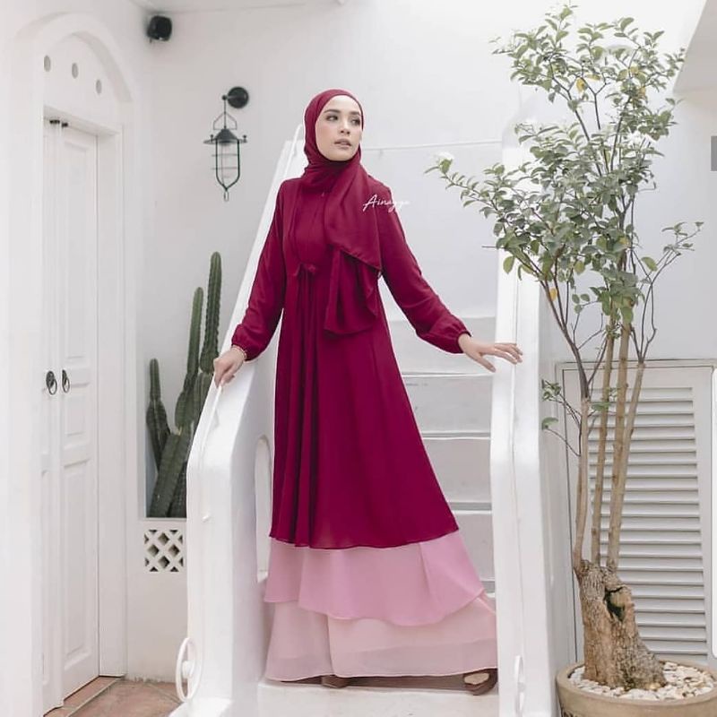 KINARA MAXY/dress/baju wanita kekinian/baju wanita/dress muslim/baju syari/gamis wanita terbaru 2021