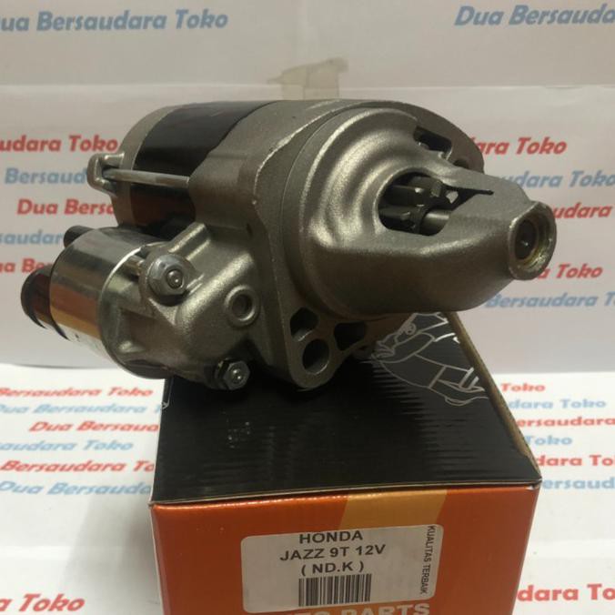 Dinamo Starter Honda Jazz Tahun 2003-2007 9T 12V / Spare Part Mobil (Kode 003))