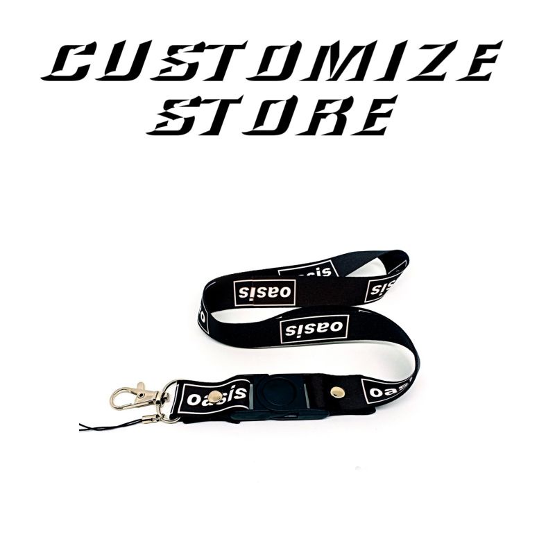 

LANYARD BAND OASIS TALI ID CARD GANTUNGAN HP PODS NAME TAG