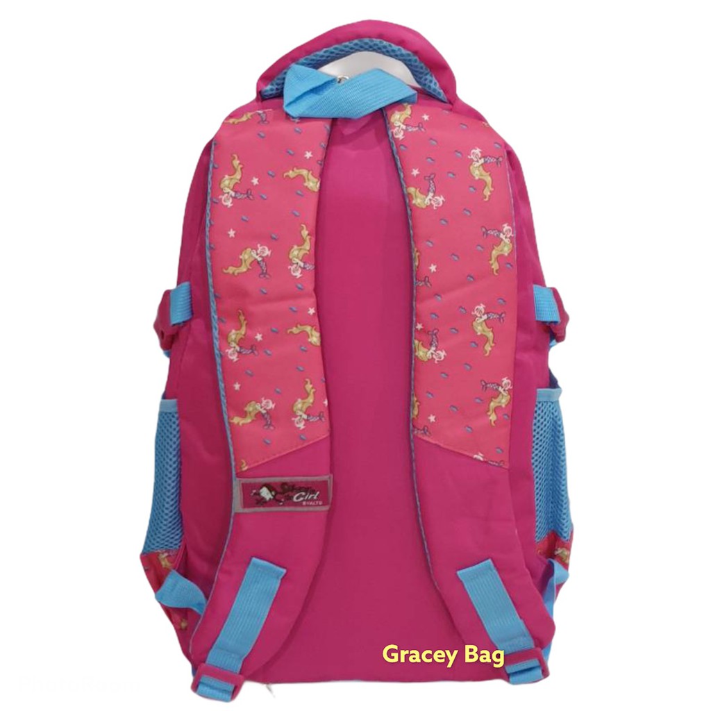 GB-76920S Tas Ransel Anak Perempuan / Remaja Silvergirl Motif Mermaid