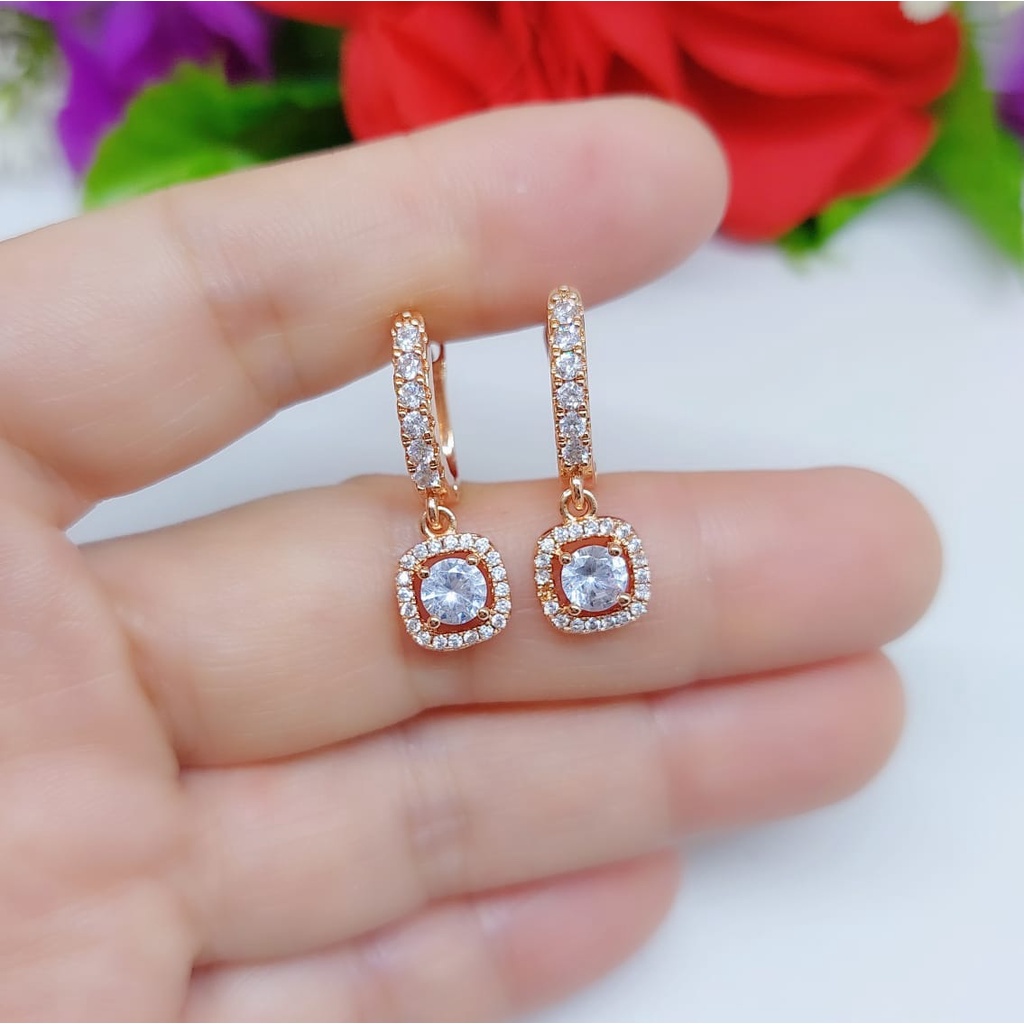 Anting-anting Xuping penuh permata A-B 180