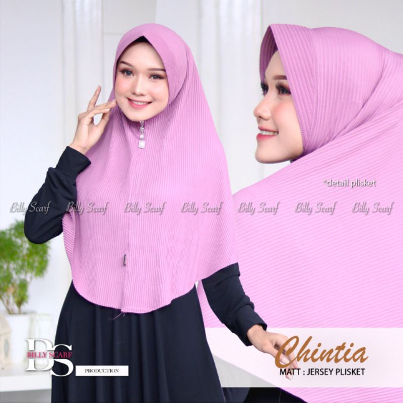 Jilbab Khimar Instan Simple Chintia Ori Billy Scraf