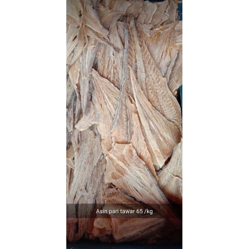 

IKAN ASIN#PARI TAWAR GRADE A/KG