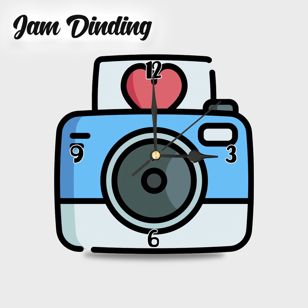 PROMO HIASAN JAM DINDING/Hiasan Jam Dinding Cantik/ Hiasan Jam Dinding Unik/ Jam Dinding Cantik-Kamera