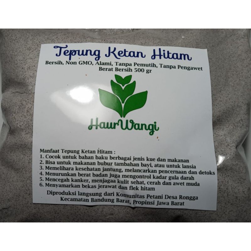 

Tepung ketan hitam Hawurwangi