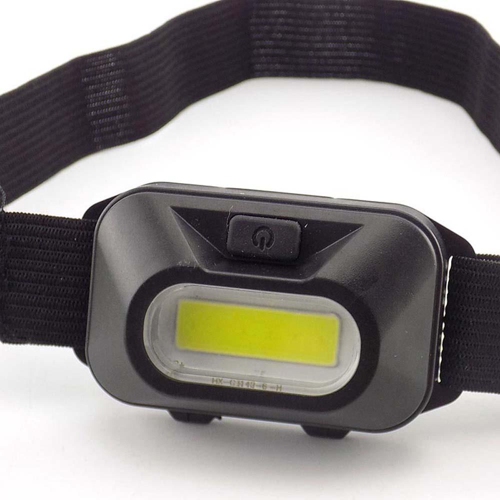 Agustina Headlamp Mini Outdoor COB LED Night Fishing Head Clip 3mode Senter Kepala