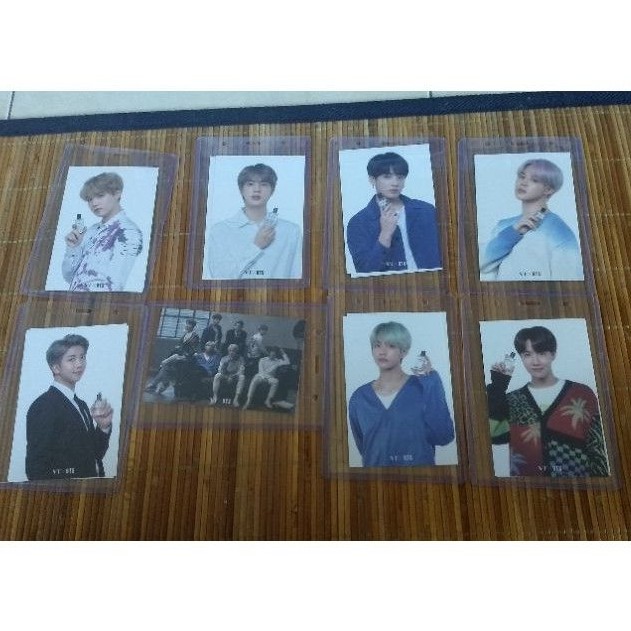 [READY] PC BTS X VT OFFICIAL PHOTO POST CARD PC FULL SET COSMETIC PARFUME