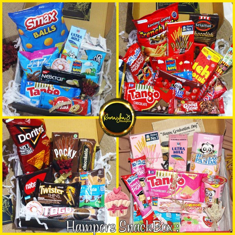 

HAMPERS SNACKBOX HADIAH WISUDA SEMPRO PARCEL KELULUSAN BOX MAKANAN EXCLUSIVE UNIK MURAH