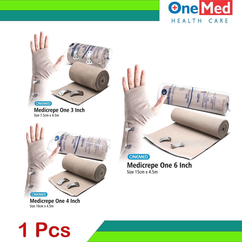 Medicrepe Perban Elastis Patah Tulang Tangan Kaki Lutut 3Inch 4Inch 6Inch