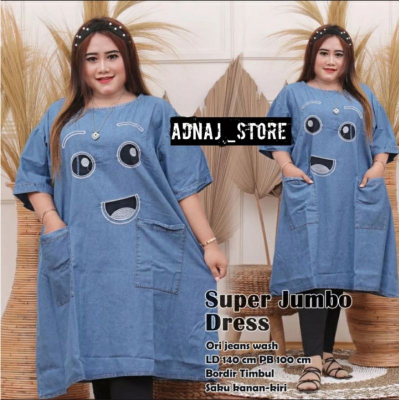 Tunik jumbo motif // super jumbo //tunik modern