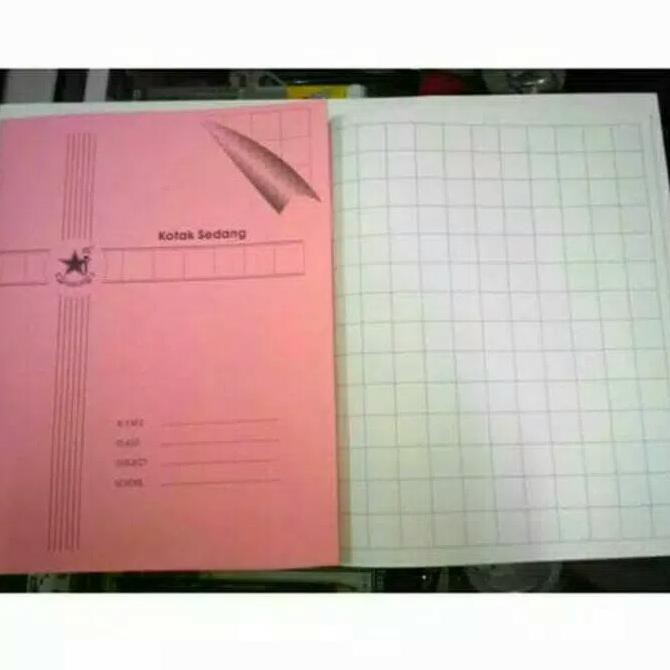 

BARU Buku Tulis Kotak Sedang/ mandarin merk Bintang Obor /