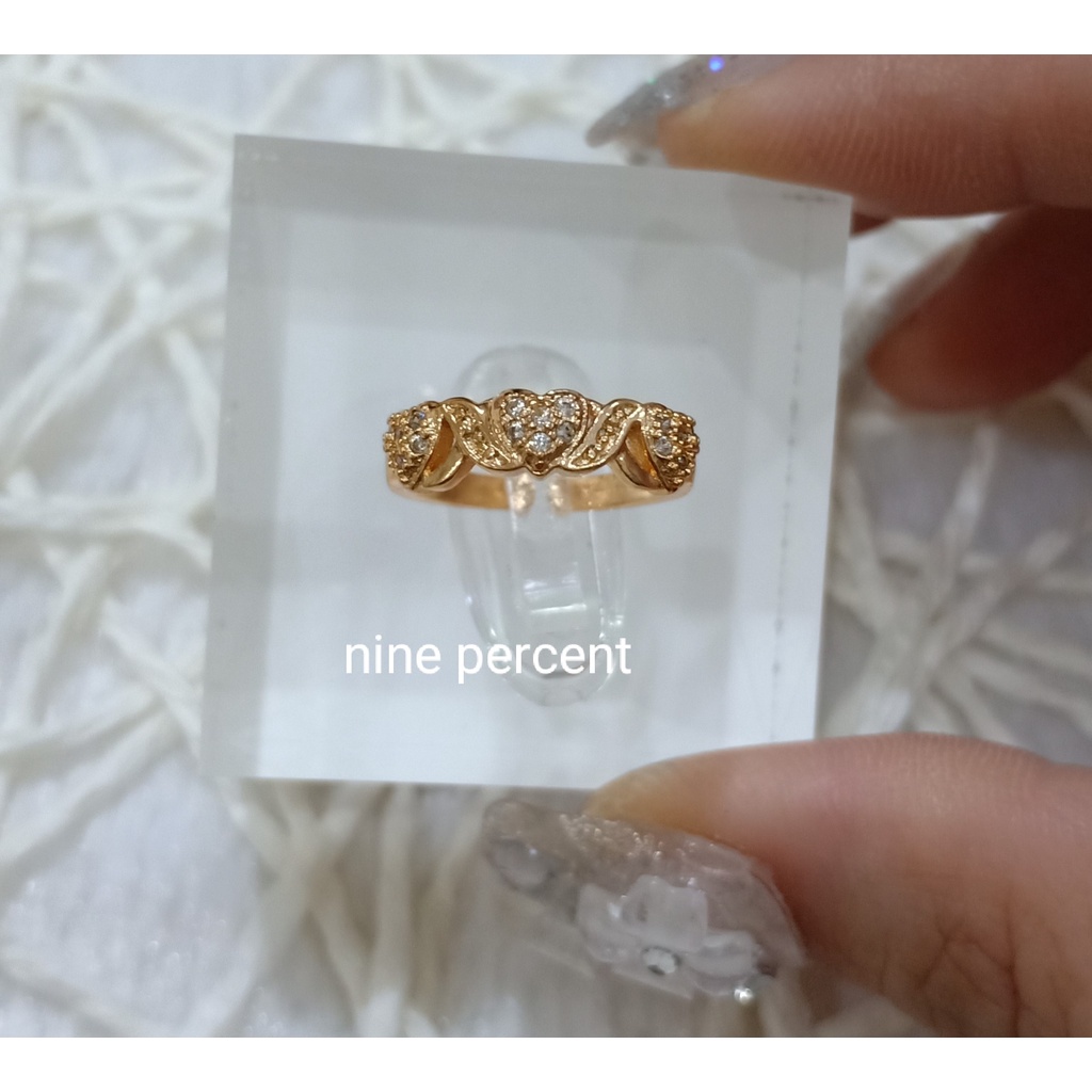 Kalung anak gold xuping motif kupu2 free cincin