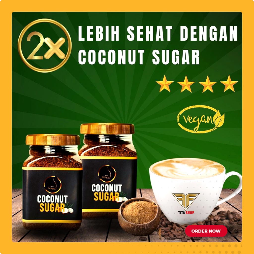 

Gula semut sehat Gula Kelapa Murni Coconut Sugar tanpa Pengawet Vegan murah