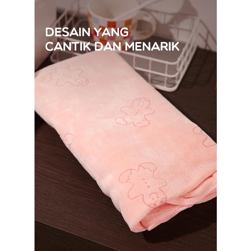 PRODUK NEW - Handuk Mandi Dewasa Microfiber 70 x140CM Magic Towel Daya Serap Tinggi Cepat Kering ST50