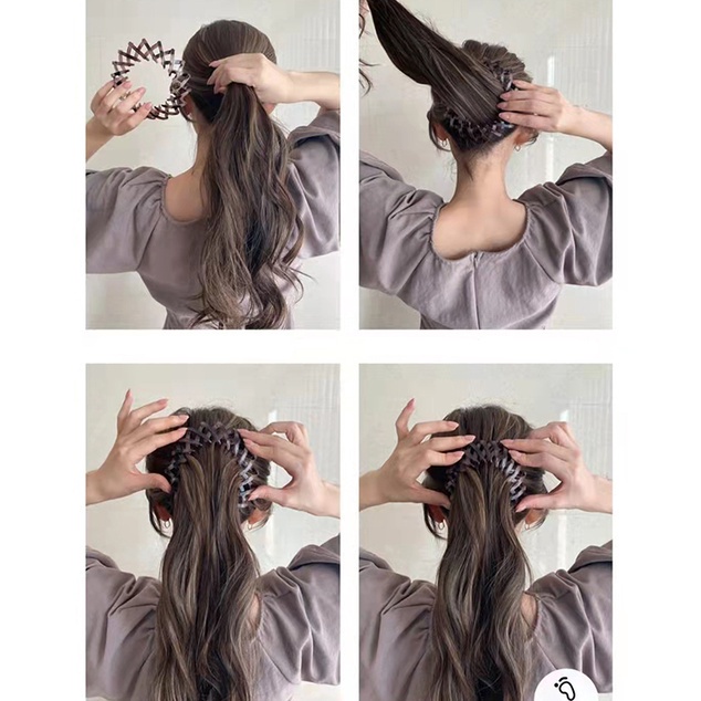 COD☜☞READY DONAT HAIR CLIP CLAW / JEPIT RAMBUT KOREA BULAT KLIP INSTANT JEPITAN ORIGINAL LAGILAKU