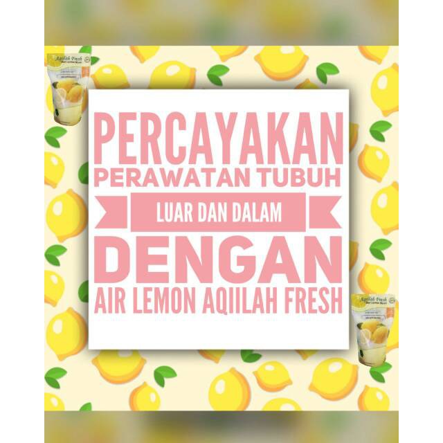 

Sari lemon Aqiilah fresh 500ml