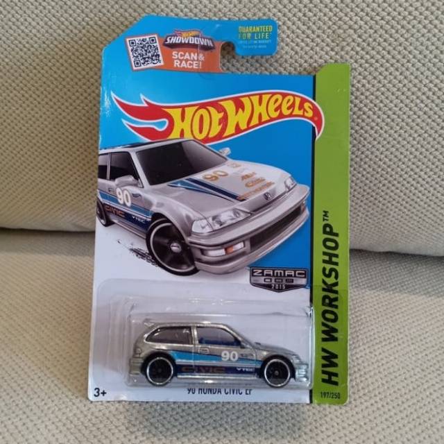 Hot wheels Honda Civic EF 90 hw Workshop zamac