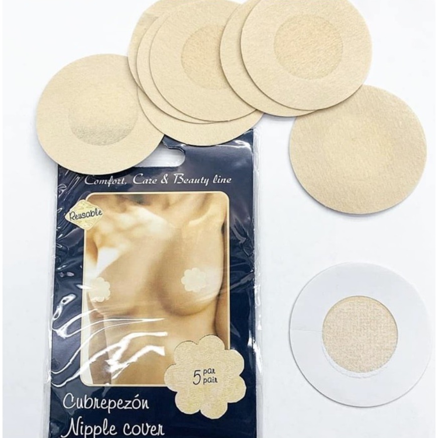 2Pcs Nipple Pad Cover Penutup Puting Bulat Isi Sepasang