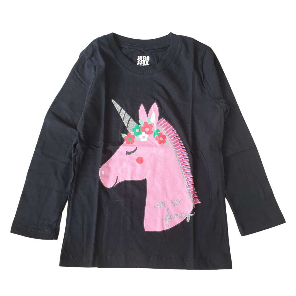 Kaos Anak Lengan Panjang Jurassix Unicorn