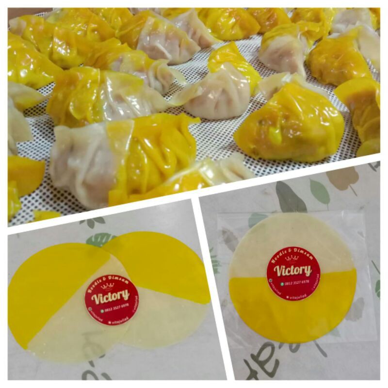 

Kulit Gyoza Rainbow kuning putih