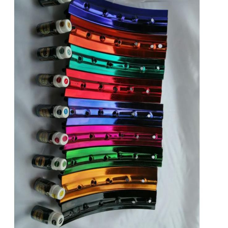 

Stock Banyak MHFU0 Cat Chrome pewarna velg,cat logam murah warna warni netto 10 ml 69 Diskon Promo