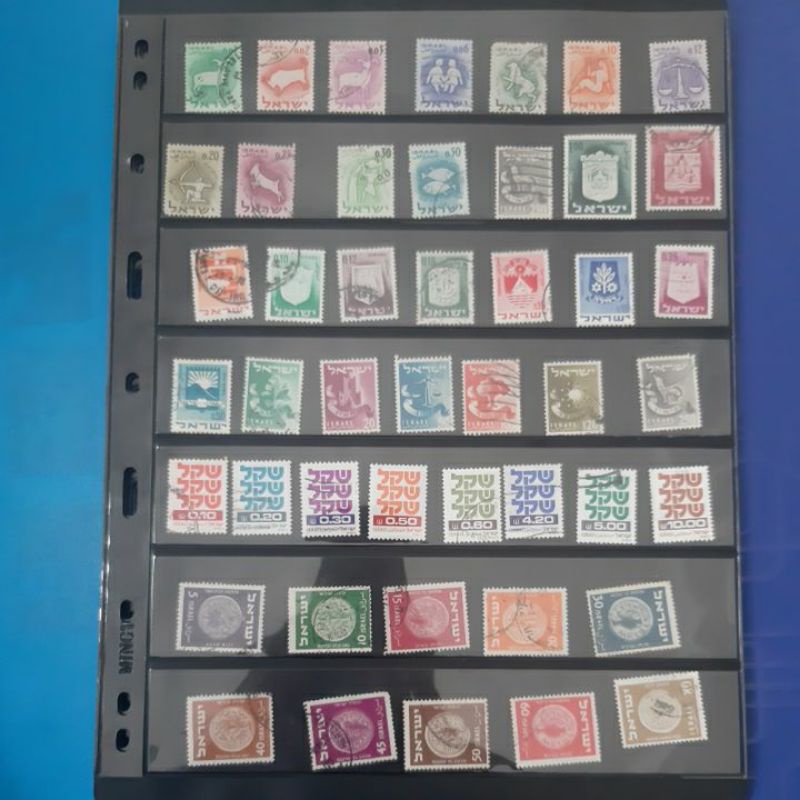 

Perangko Israel set 46 prangko zodiac and other free reffil 7 baris