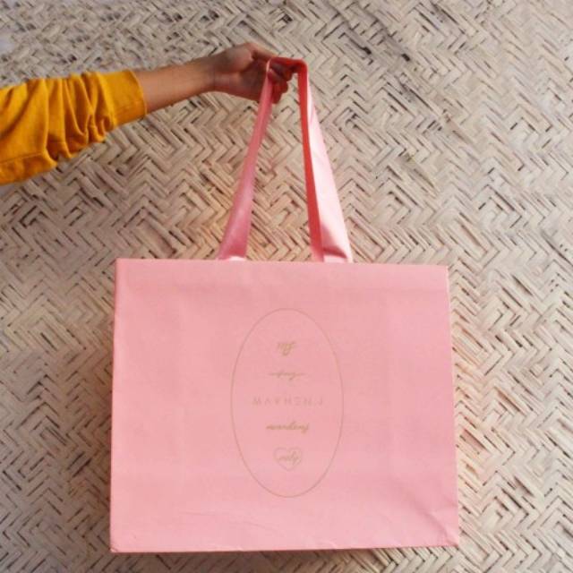[READY] MARHEN.J PAPER BAG PINK - LARGE / 100 % ORIGINAL