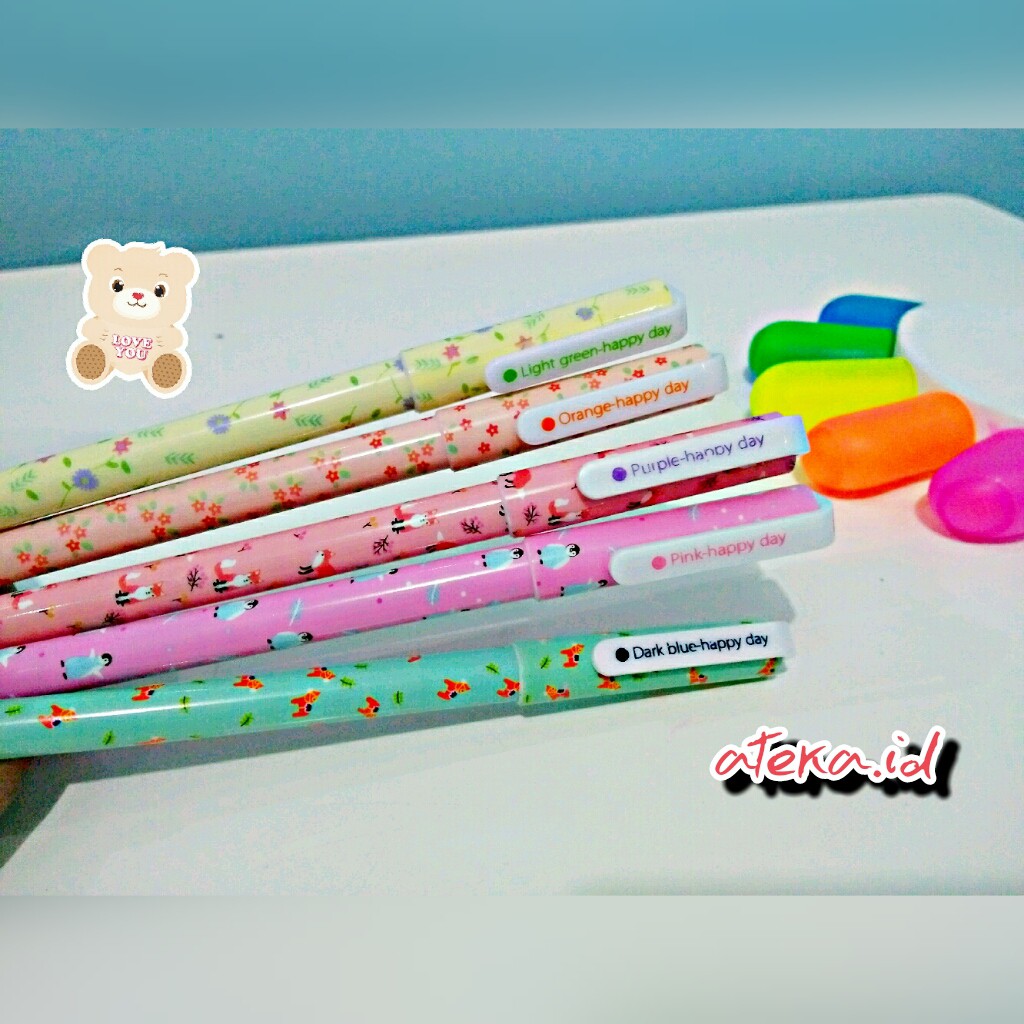 

Pulpen Gel Motif Lucu 1 Set 10 warna (Soft 2W)