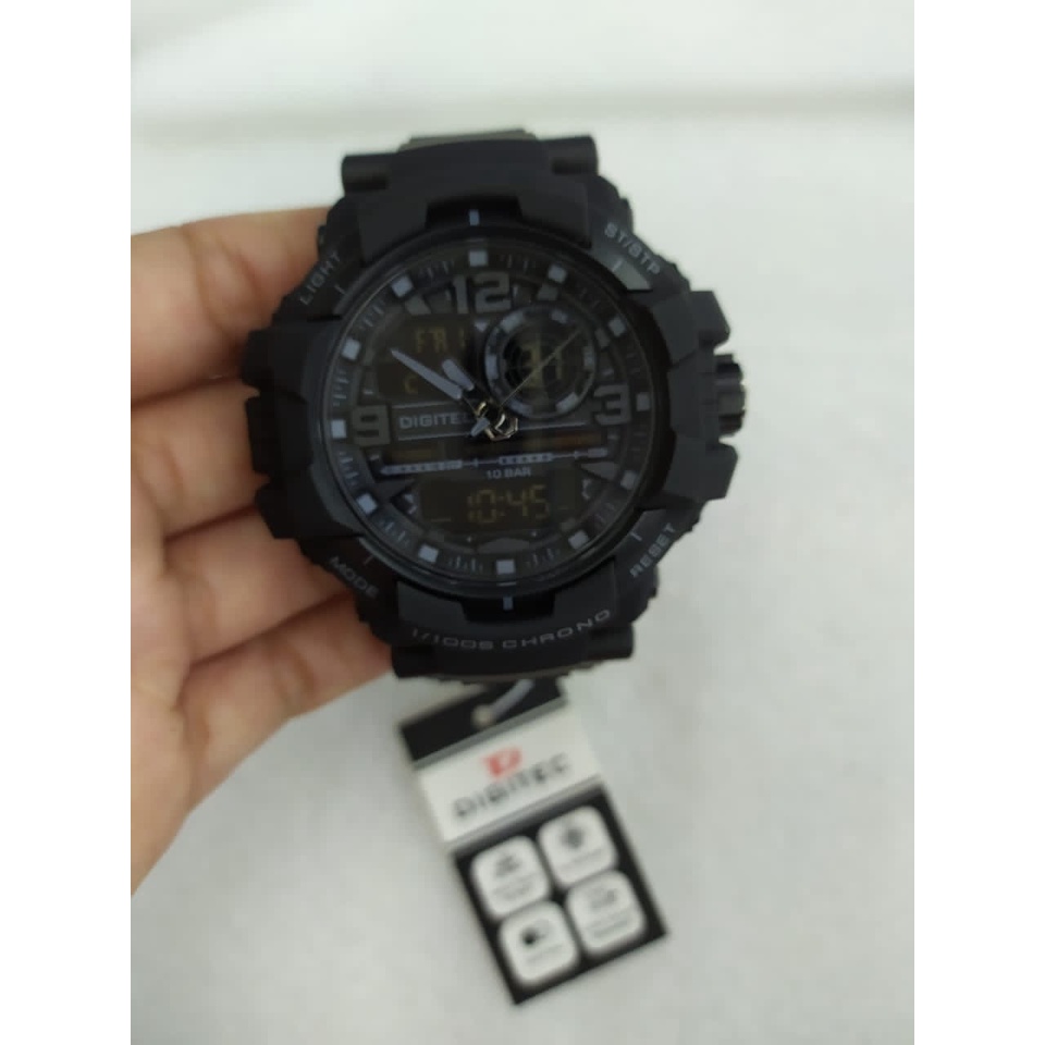 Jam Tangan Pria Digitec 2175 Tali Rubber OriginaL Garansi Resmi