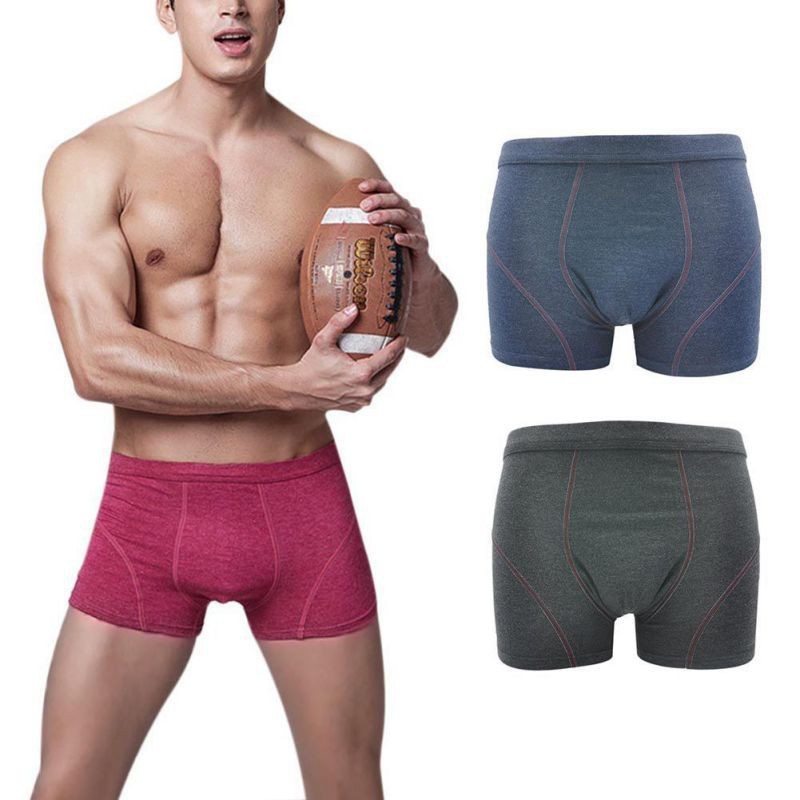  Celana  Dalam  Pria  Bahan  Katun  Warna Polos Shopee Indonesia