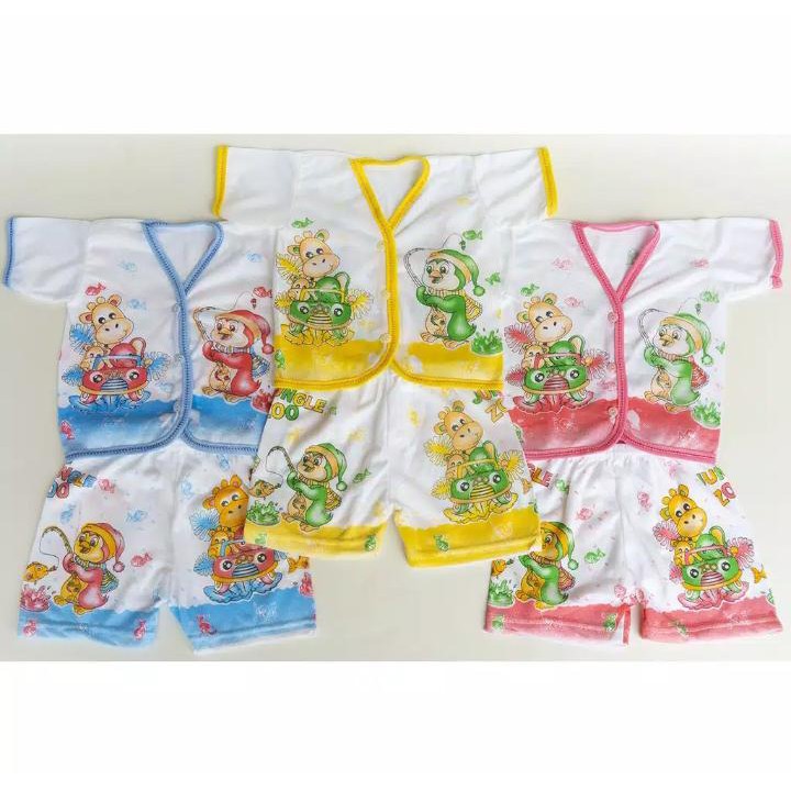 Baju bayi SETELAN katun PANJANG dan PENDEK