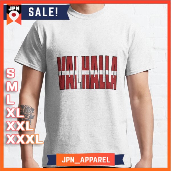 Kaos Baju Valhalla Denmark T-Shirt Premium