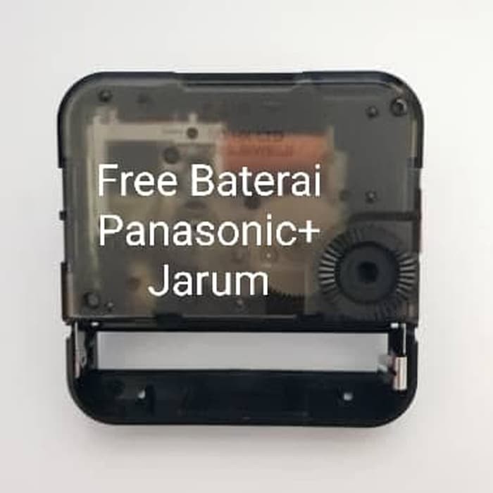 Free Baterai Panasonic Mesin Jam Dinding SKP Seiko + Free Jarum dll