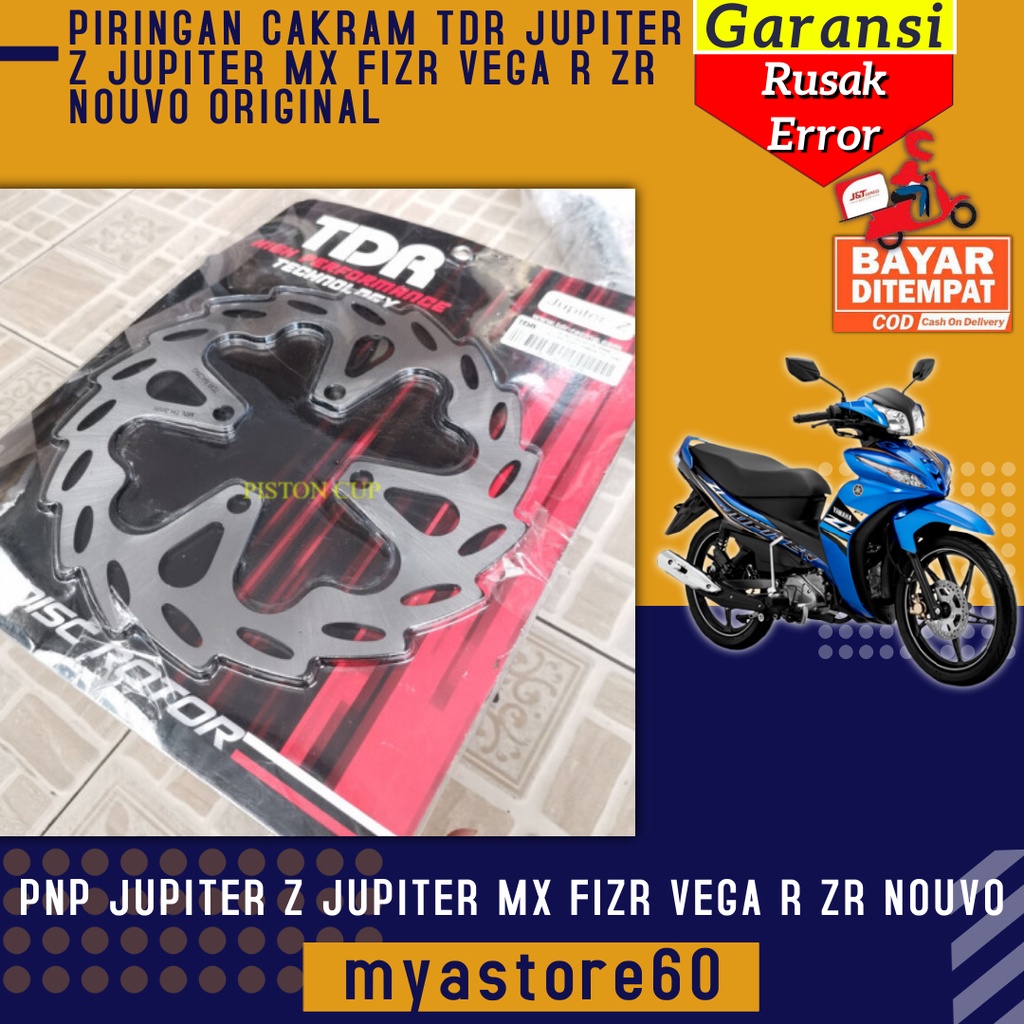 PIRINGAN CAKRAM TDR MOTOR YAMAHA JUPITER Z JUPITER MX FIZR VEGA R ZR NOUVO ORIGINAL ASLI