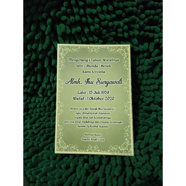 Kartu ucapan tahlilan