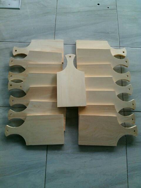 Talenan Kayu Pinus 30 x 15 MURAH TEBAL / Wooden Cutting Board