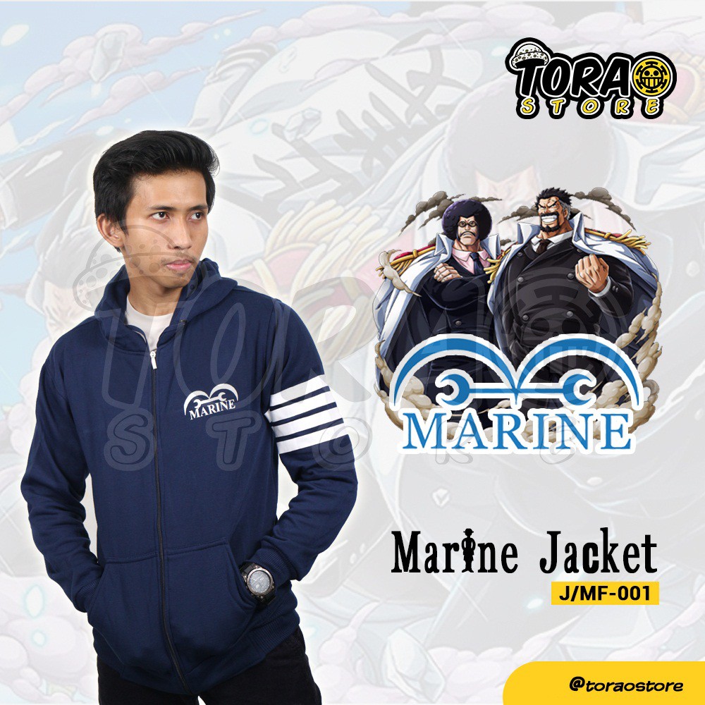 Jaket Anime One Piece Marine