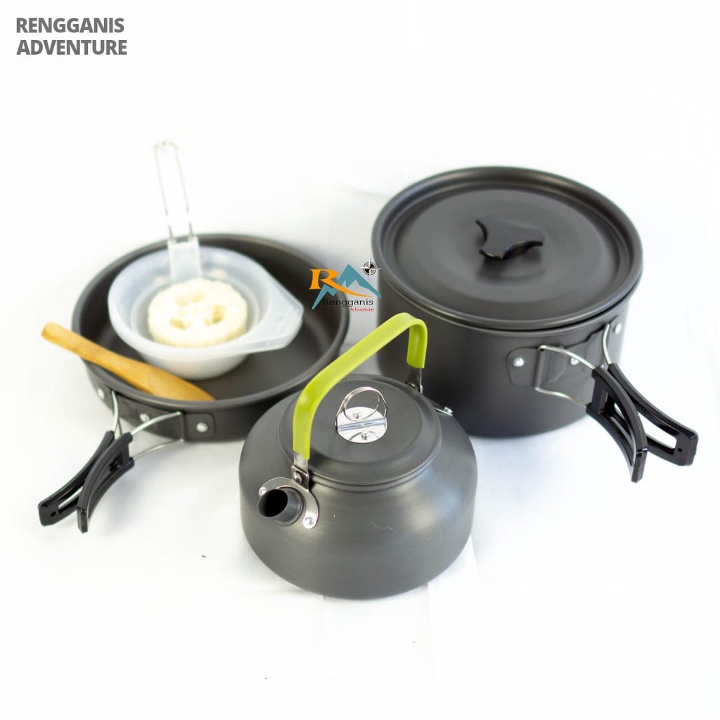 Cooking set SY 200 DS 101 DS 301 DS 308 Penggorengan Alat Masak Camping