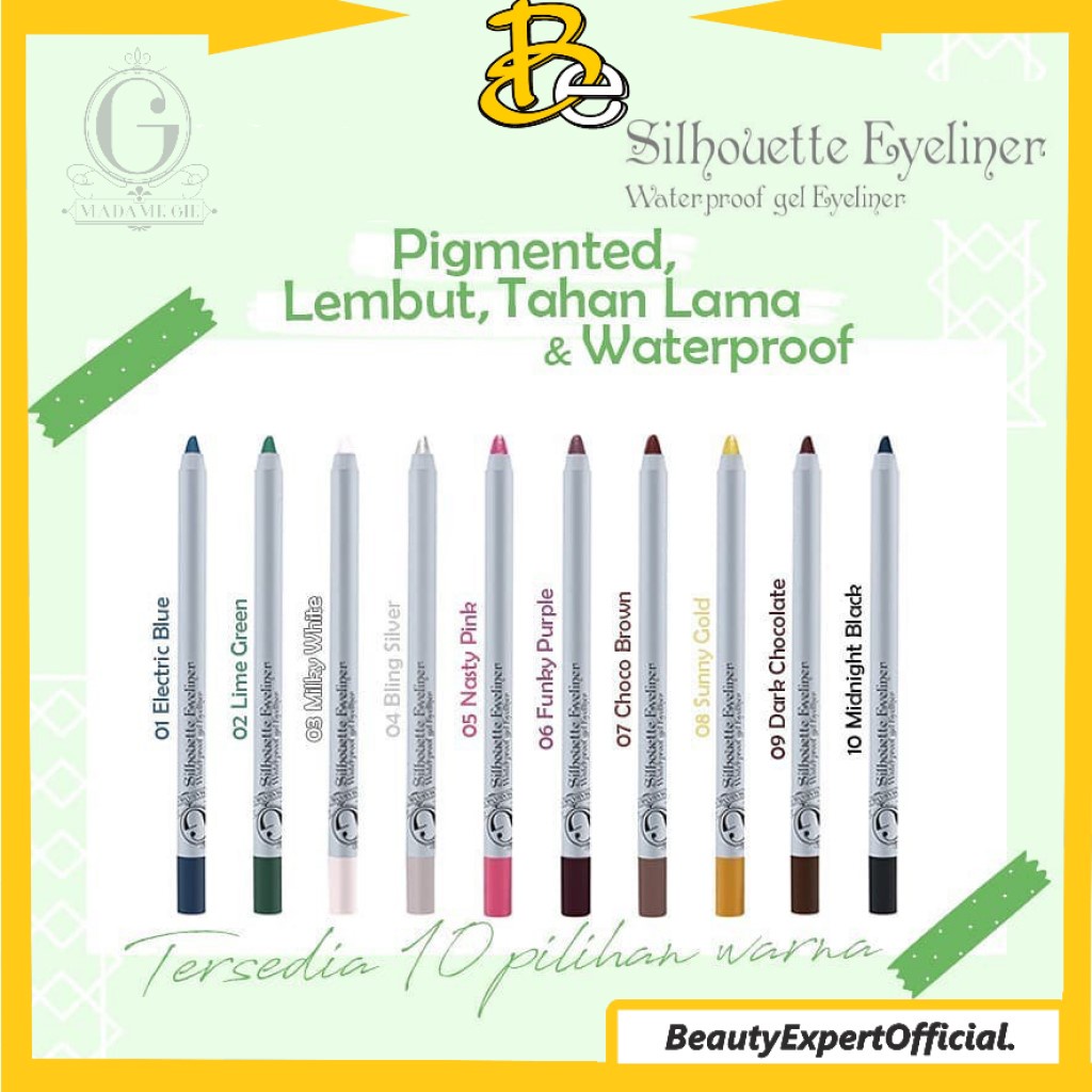 ⭐️ Beauty Expert ⭐️ Madame Gie Silhouette Eyeliner - Makeup Eyeliner Pensil Waterpoof